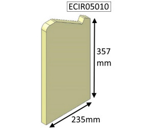 ECIR05010 Parkray Right Side Brick  |  Aspect 5 (NON Eco)